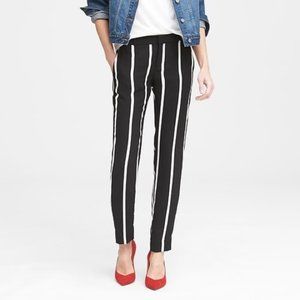 Banana Republic Avery Pant- Black & White Stripe